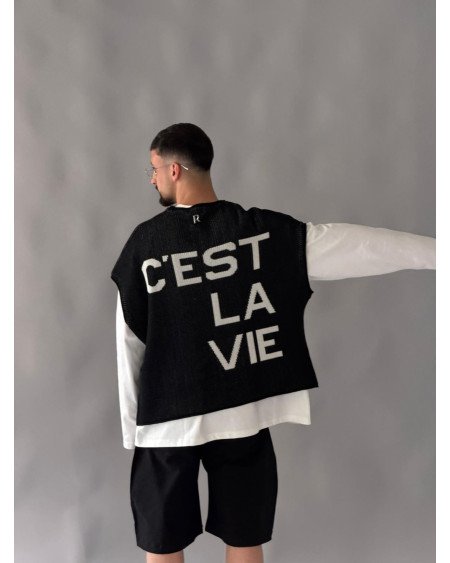 BOX - Smanicato in maglia - C'est la vie