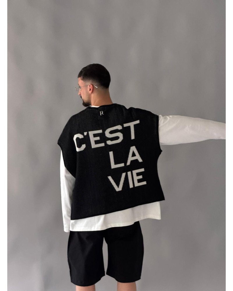 BOX - Smanicato in maglia - C'est la vie