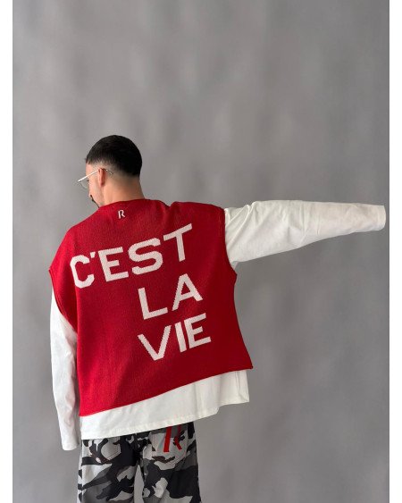 BOX - Smanicato in maglia - C'est la vie